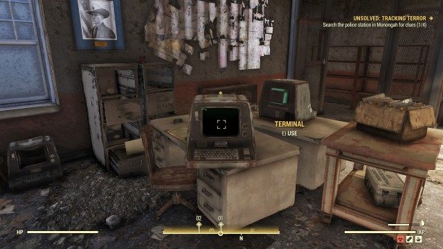  Search the police station in Monongah for clues (0/4)