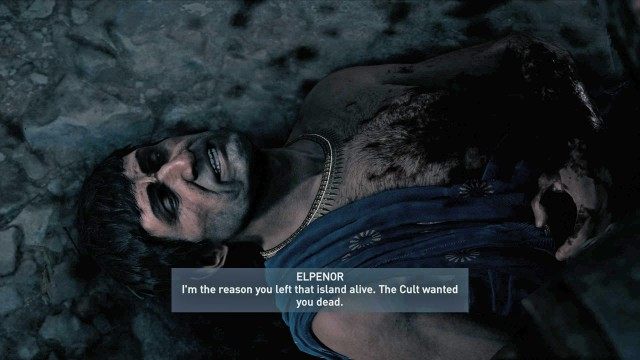 Acquire a disguise from Elpenor