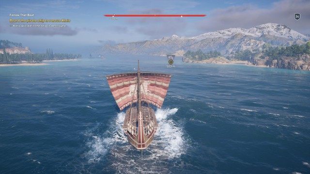 Board the pirate ship to rescue Kleio