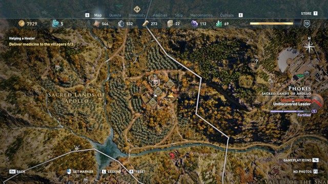 Deliver medicine to the villagers 0/3