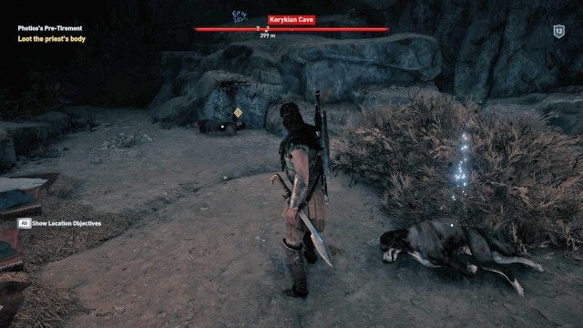 Explore the cave and Deal with the priests