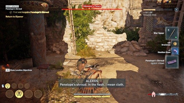 Find and Acquire Penelope's Shroud