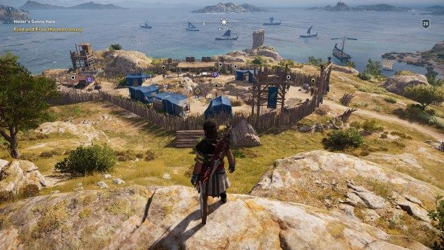 Find and Free the mercenary