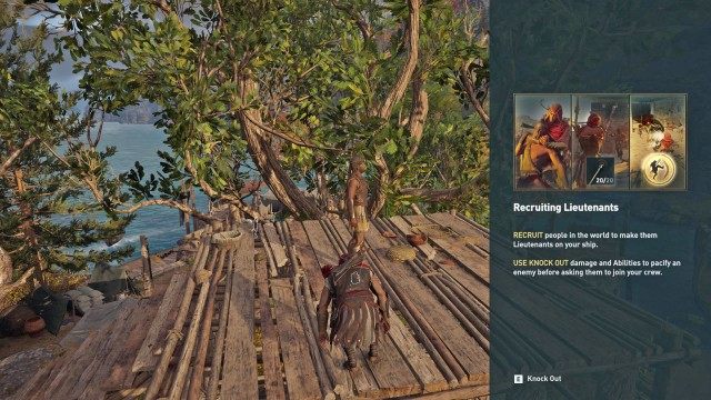 Find and Recruit the best archer in the Marooned Bandit Camp