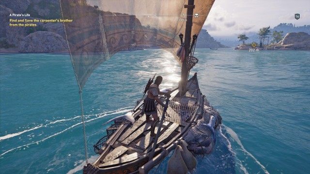 Find and Save the carpenter's brother from the pirates