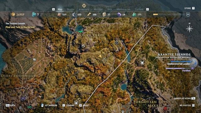 Find and Talk to the farmer