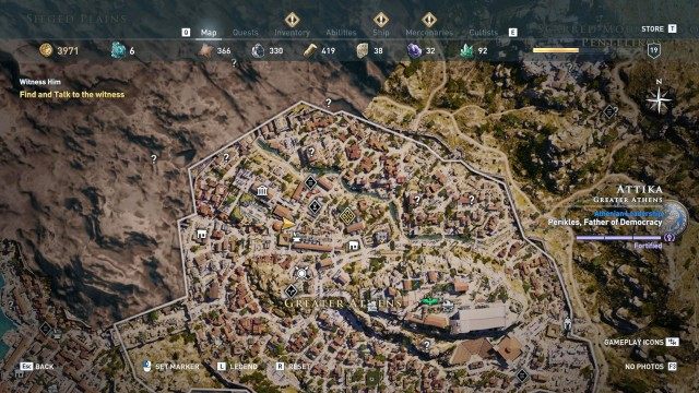 Find and Talk to the witness