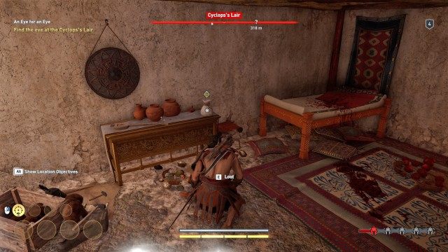 Find the eye at the Cyclops's Lair