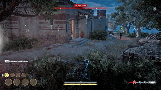 Find the eye at the Cyclops's Lair