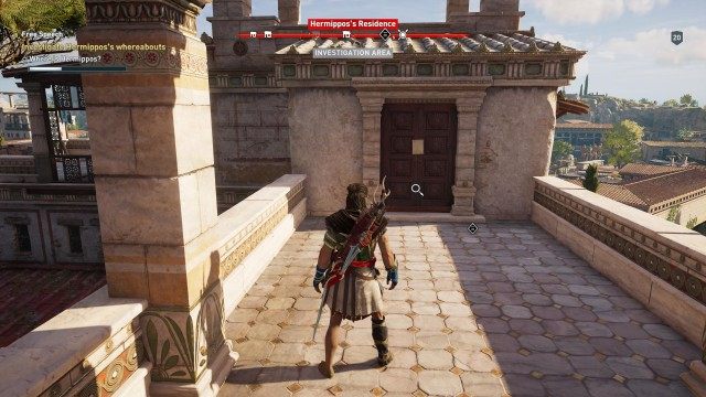 Investigate Hermippos's whereabouts