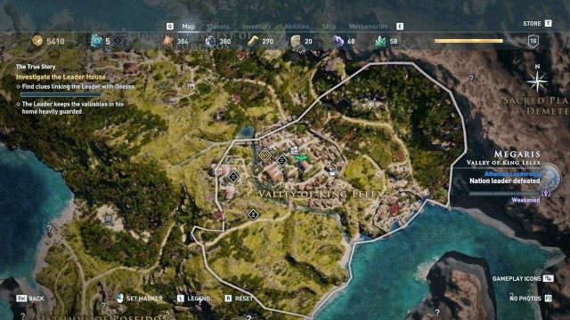 Investigate the Leader House