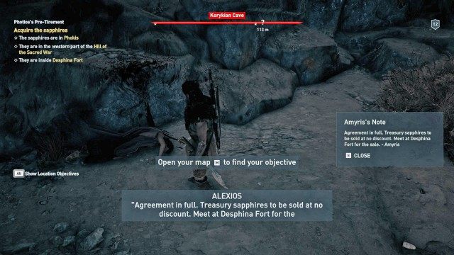 Loot the priest's body