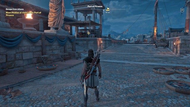 Meet Phidias at night at the Port of Piraeus