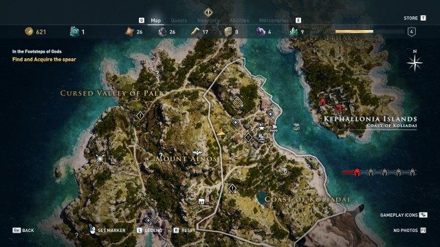 Find and Acquire the spear