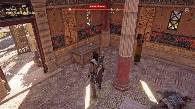 Recover Alkibiades's treasure
