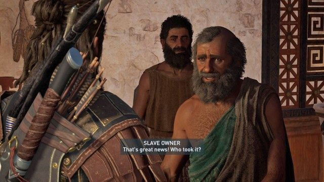 Return the vase to the slave owner