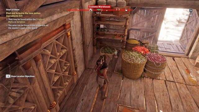 Find and Acquire the love potion ingredients 0/2