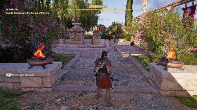 Talk to Anthousa at the Spring of Peirene