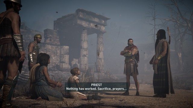 Talk to the sick villagers