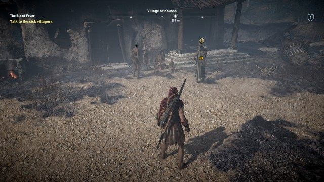 Talk to the sick villagers