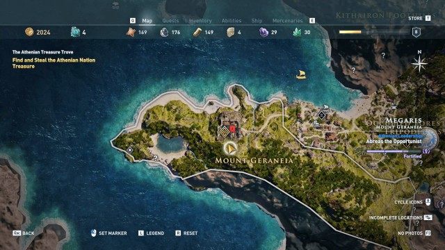 Find and Steal the Athenian Nation Treasure