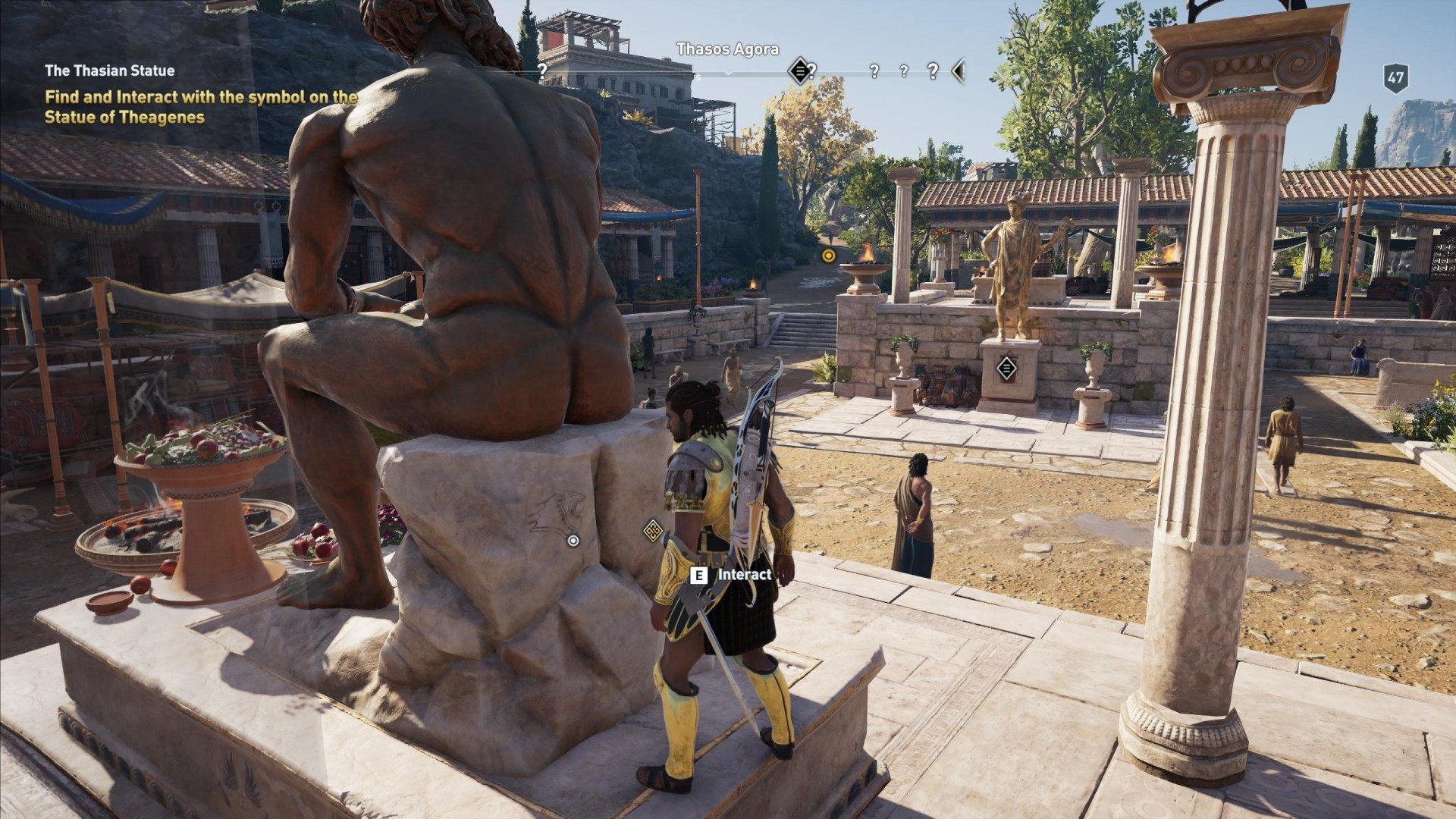 The Thasian Statue Assassin S Creed Odyssey Quest