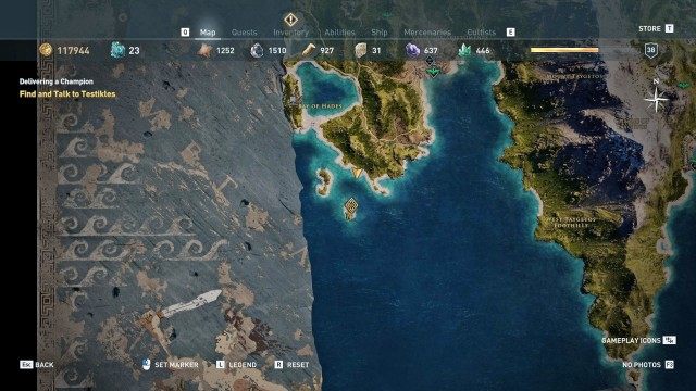  Find and Talk to Testikles
