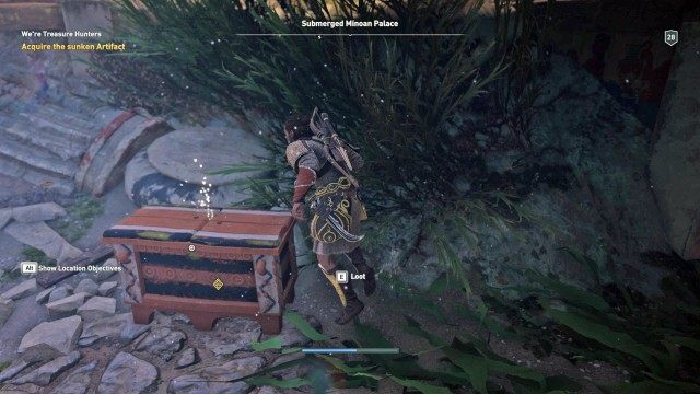 Acquire the sunken Artifact
