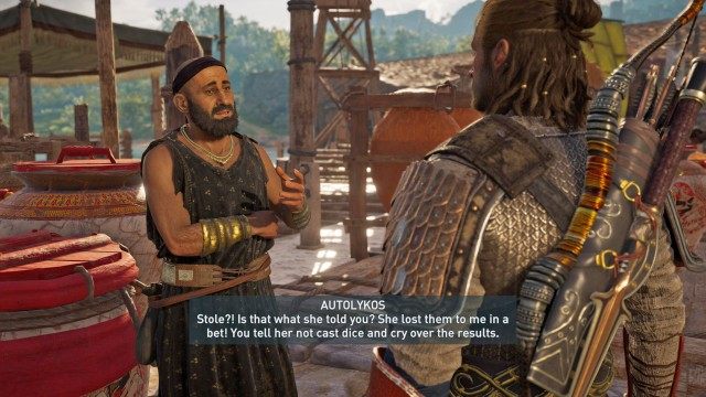 Deal with the merchant Autolykos