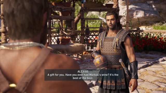 Deliver Markos's wine to the Cerberus