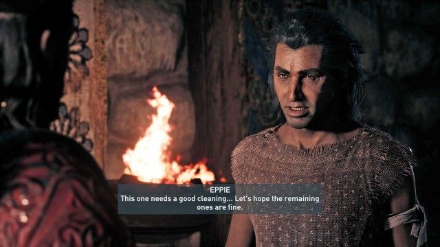 Deliver the stele piece to Eppie