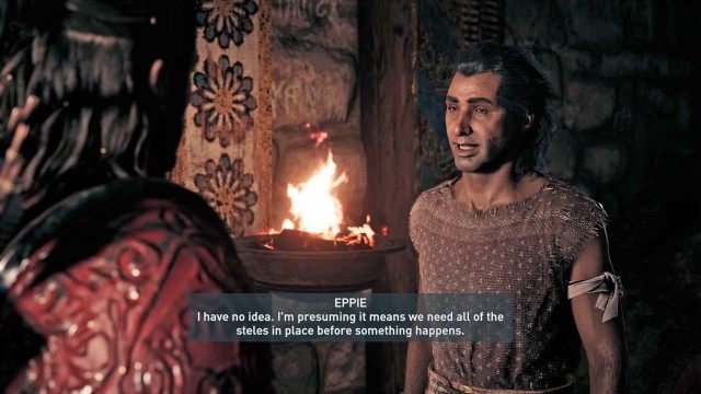 Deliver the stele piece to Eppie