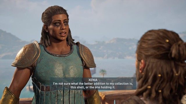 Deliver Triton's Shell of the Titans to Xenia