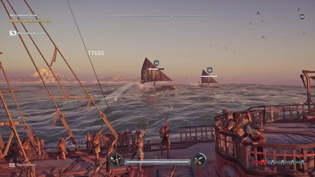 Destroy bandit ships 0/2