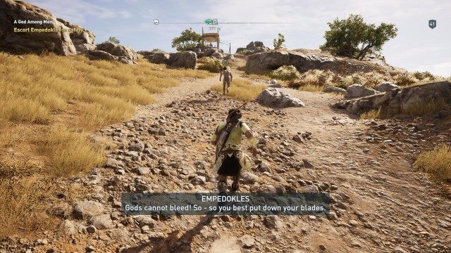 Escort Empedokles to safety