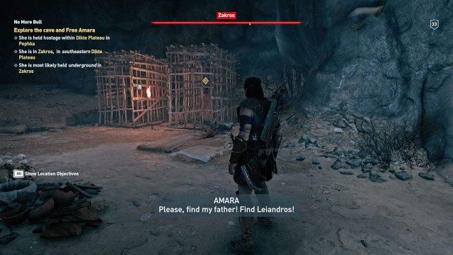 Explore the cave and Free Amara