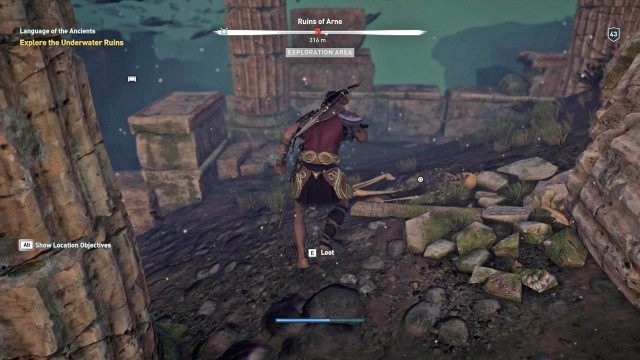 Explore the Underwater Ruins