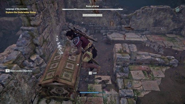 Explore the Underwater Ruins