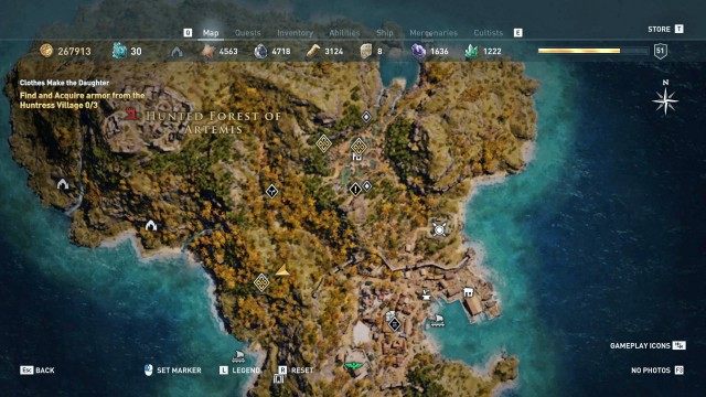 Find and Acquire armor from the Huntress Village 0/3
