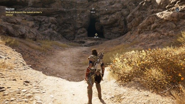 Find and Acquire the naked archer's amulet