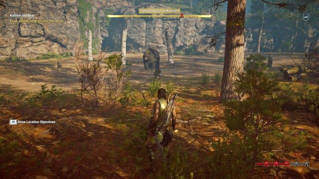 Find and Hunt Kallisto the Bear