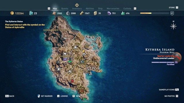 Where Is The Atlantis Artifact In Kythera The Kytheran Statue, Assassin's Creed Odyssey Quest