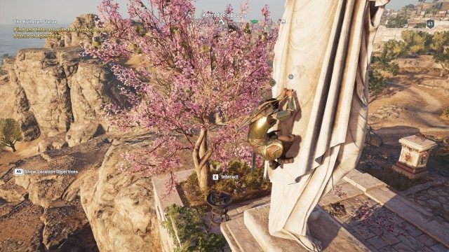 Find and Interact with the symbol on the Statue of Aphrodite