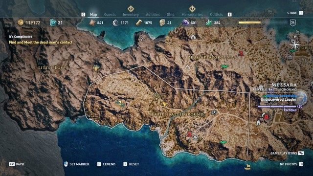 Find and Meet the dead man's contact