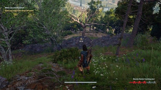 Find and reach the drop-off point