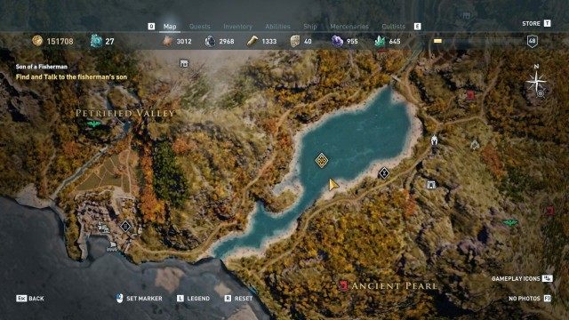 Find and Talk to the fisherman's son