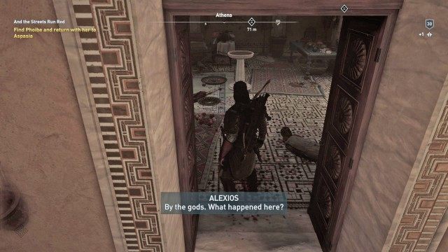Find Phoibe and return with her to Aspasia