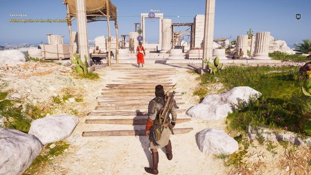 Follow Myrrine to the city of Naxos