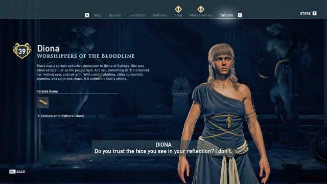 Uncover and assassinate the Worshippers of the Bloodline branch 0/6