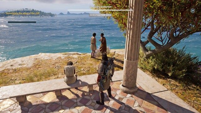 Investigate the edge of the cliff